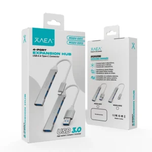 Hub Adaptador de 4 Puertos Usb "A" XAEA ®