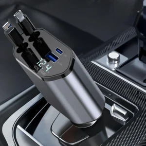 Cargador para Auto CLD Cables Autoenrrollables